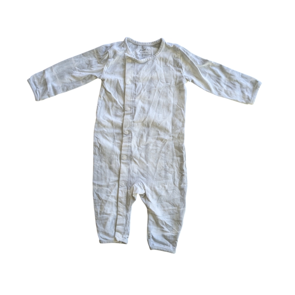 Pehr gray tie-dye 3-6 month snap romper